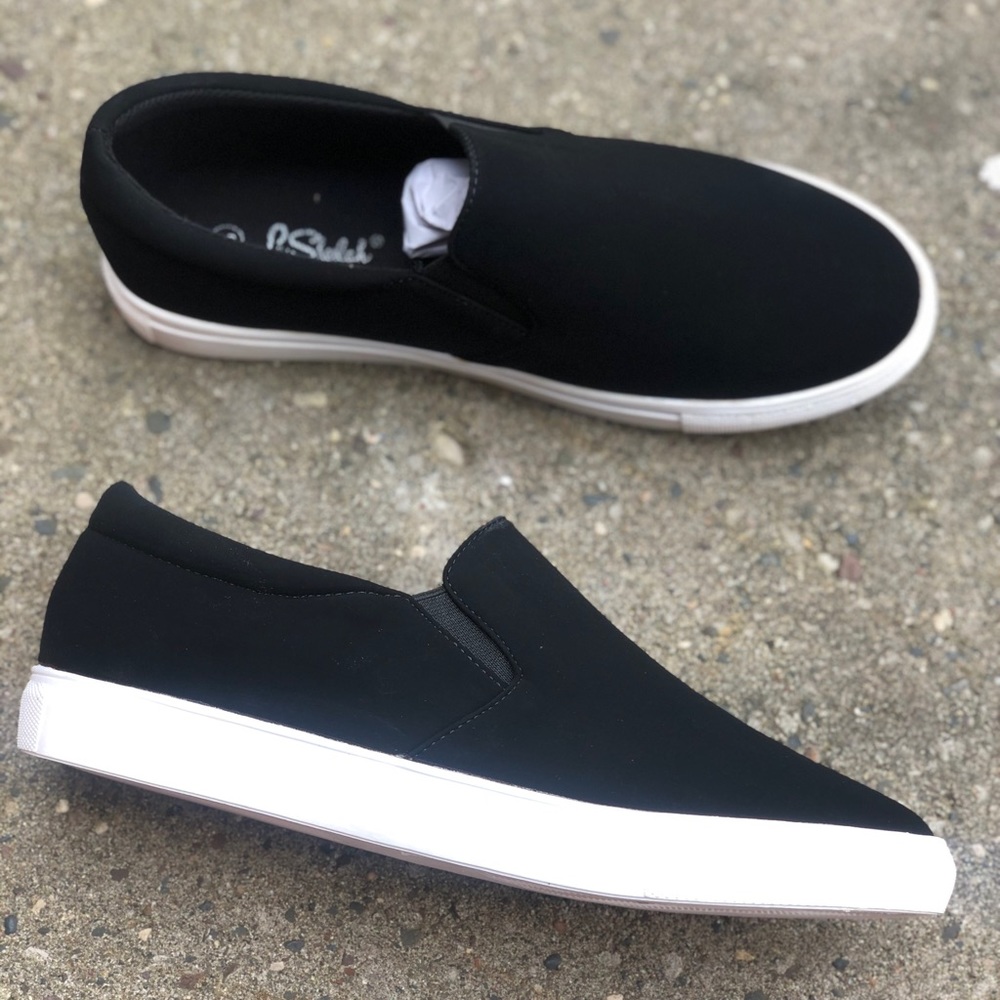COPY - La Sheelah black suede shoes
